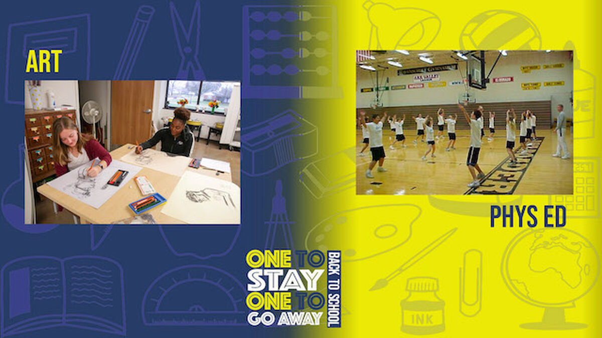 One to Stay One to Go Away Back to School Edition image number 3